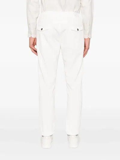 Eleventy Drawstring Trousers In White