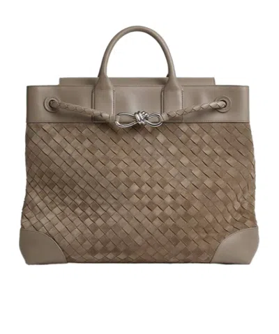 Bottega Veneta Andiamo Voyager In Gray