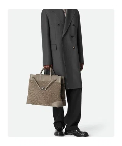 Bottega Veneta Andiamo Voyager In Gray