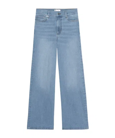 Frame Jeans With Belt Loops In Blue