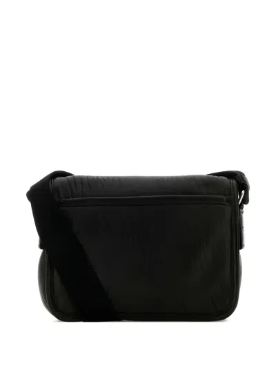 Saint Laurent Borsa A Tracolla Messenger Piccola In Pelle Nera Uomo In Black
