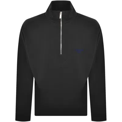 Dsquared2 Logo-embroidered Zip-up Sweatshirt In Black