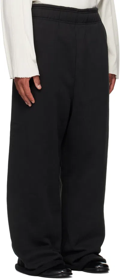 Entire Studios Black Standard Sweatpants In Black
