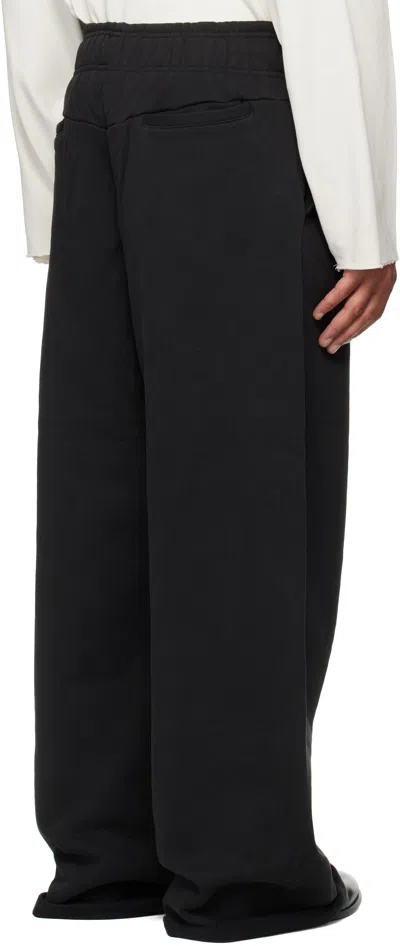 Entire Studios Black Standard Sweatpants In Black