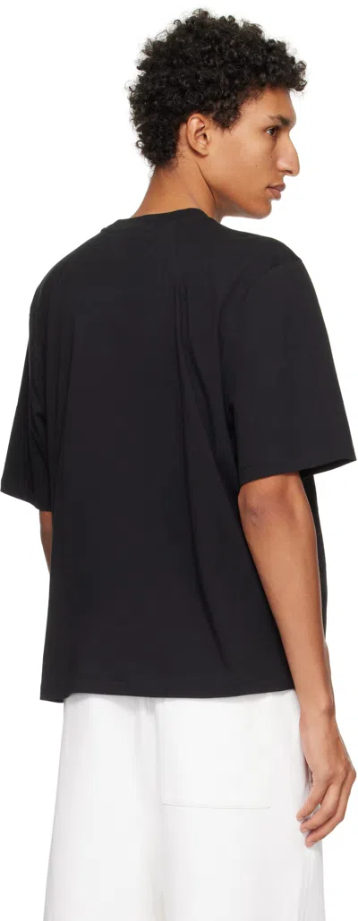 Entire Studios Black Dart T-shirt In Black