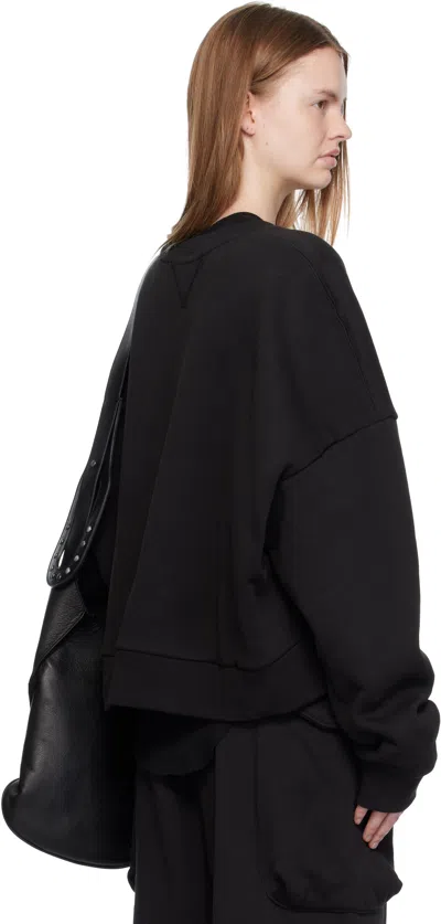 Entire Studios Black Box Crew Sweatshirt In Black