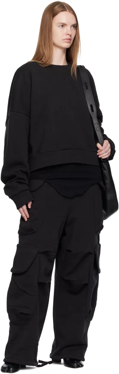 Entire Studios Black Box Crew Sweatshirt In Black