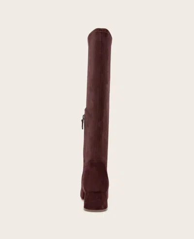 Gentle Souls By Kenneth Cole Emma Stretch Knee High Boot In Burgundy