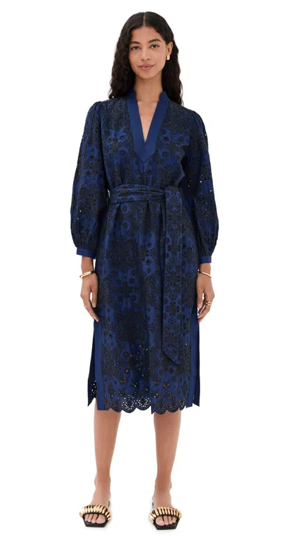 Figue Clove Dress True Navy In Blue