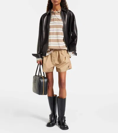 Mach&mach Heart Detail Knee-high Block Heel Boots In Black