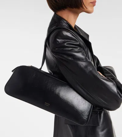 Khaite Rectangular Handbag In Smooth Calf Leather In Black