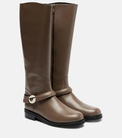 Coperni Cavalier Leather Knee-high Boots In Multi