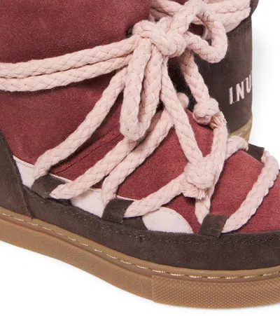 Inuikii Suede Snow Boots In Multi