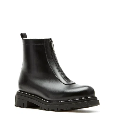 La Canadienne Deon Genuine Shearling Waterproof Bootie In Black