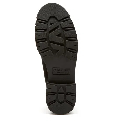 La Canadienne Deon Genuine Shearling Waterproof Bootie In Black