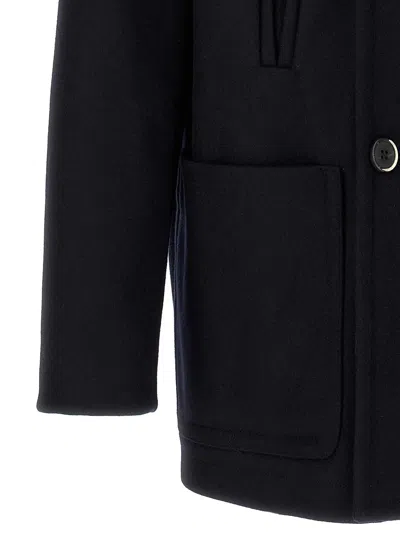 Barena Venezia Trench Coat Men Barena In Blue