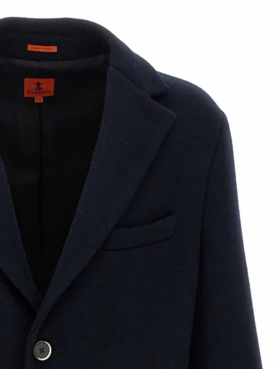 Barena Venezia Buttoned Wool Coat In Black