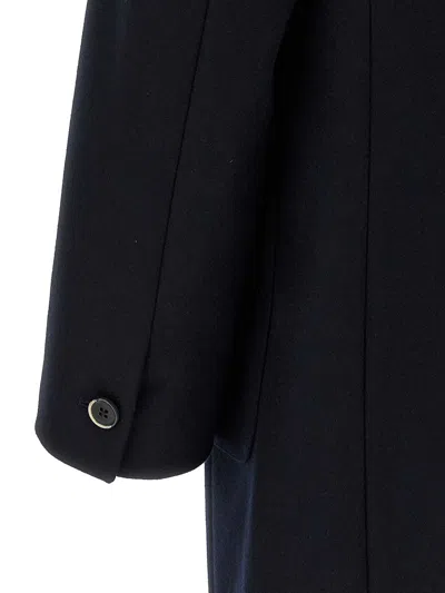 Barena Venezia Buttoned Wool Coat In Blue