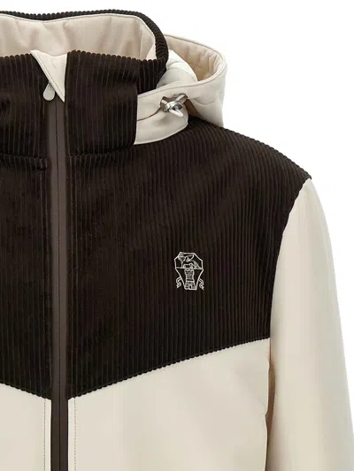Brunello Cucinelli Corduroy-detail Mountain Jacket In Multi