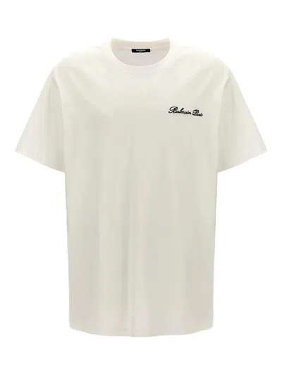 Balmain Cotton T-shirt In White