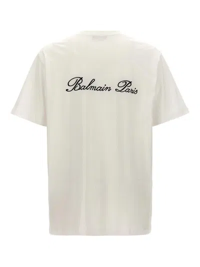 Balmain Cotton T-shirt In White