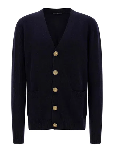 Balmain Eco-cashmere Cardigan In Black
