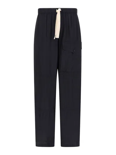 Dries Van Noten Blue Pannoch Pants