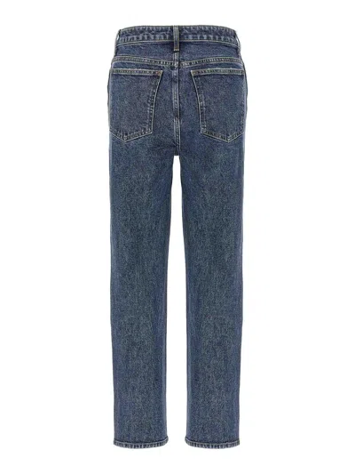 Khaite Ny Abigail Stretch Jeans In Blue