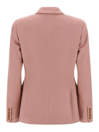 Blazé Milano Double-breasted Round-pockets Blazer In Brown