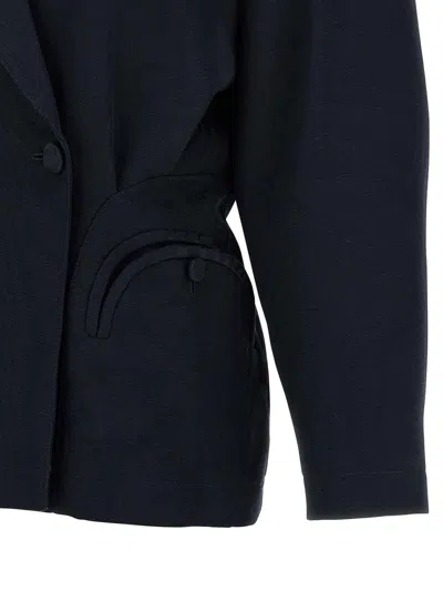 Blazé Milano Long-sleeved Suit Jacket In Blue