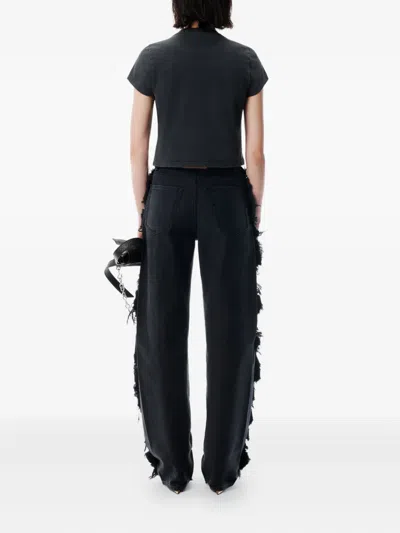 Alexander Wang T-shirt With Logo In Black