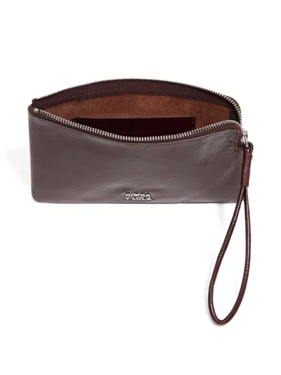 Bimba Y Lola Small Leather Coin Purse In Red