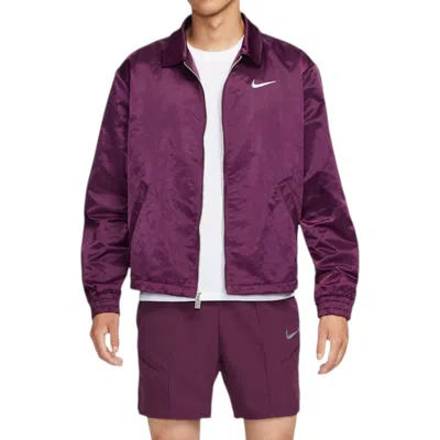 Nike Court Slam Jacket 'bordeaux' In Burgundy