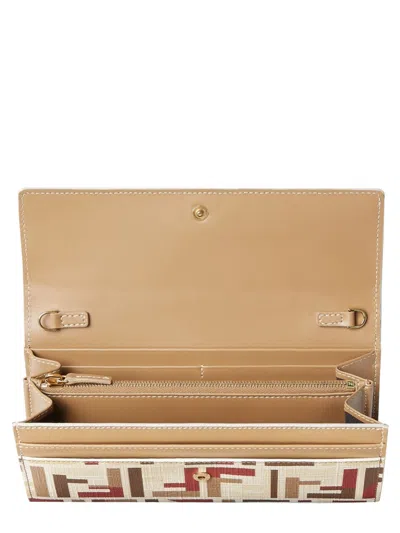 Fendi Roma Continental Wallet Chain Strap