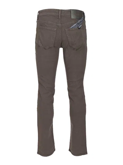 Jacob Cohen 5 Pkt Slim Fit Nick Tr Twill Blu Jeans Grey In Gray