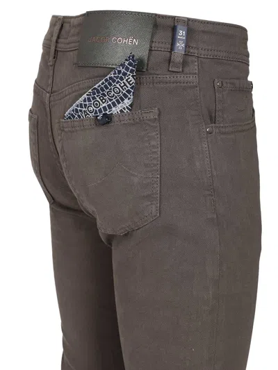 Jacob Cohen 5 Pkt Slim Fit Nick Tr Twill Blu Jeans Grey In Gray