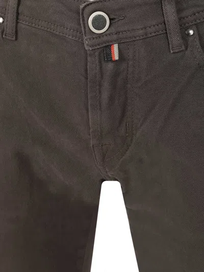 Jacob Cohen 5 Pkt Slim Fit Nick Tr Twill Blu Jeans Grey In Gray