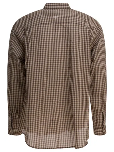 Auralee Long Sleeve Checked Button-down Shirt