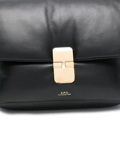 Apc A.p.c. Grace Soft Crossbody - Leather - Black