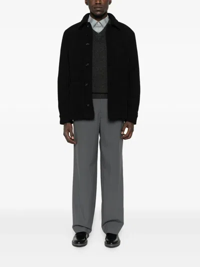 Apc A.p.c. Veste Emile Logo Clothing In Black
