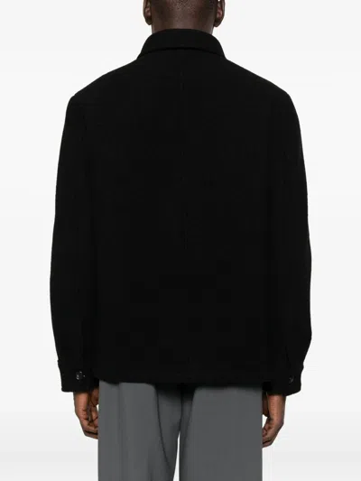 Apc A.p.c. Veste Emile Logo Clothing In Black