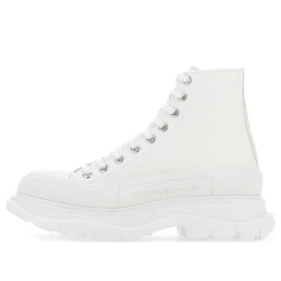Alexander Mcqueen Tread Slick High Top Sneaker In White