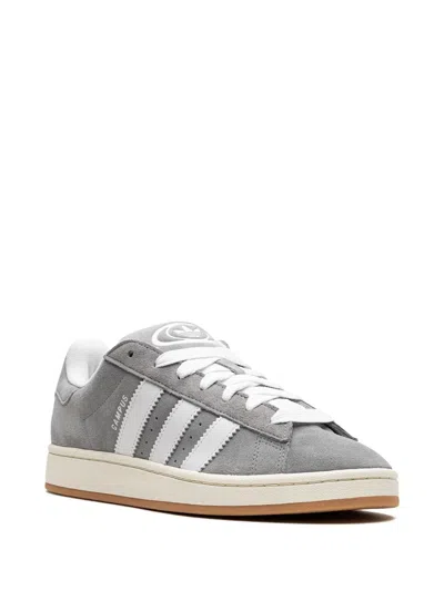 Adidas Originals Womens Adidas Campus 00s Brand-stripe Low-top Suede Trainers In Gray