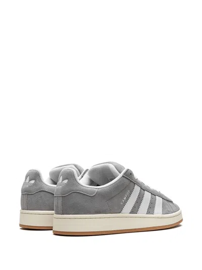 Adidas Originals Womens Adidas Campus 00s Brand-stripe Low-top Suede Trainers In Gray