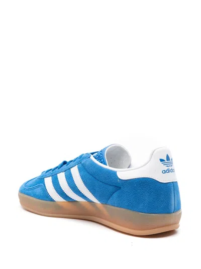 Adidas Originals Striped Suede Low Top Sneakers In Blue
