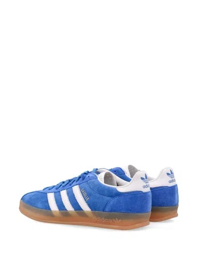 Adidas Originals Striped Suede Low Top Sneakers In Blue