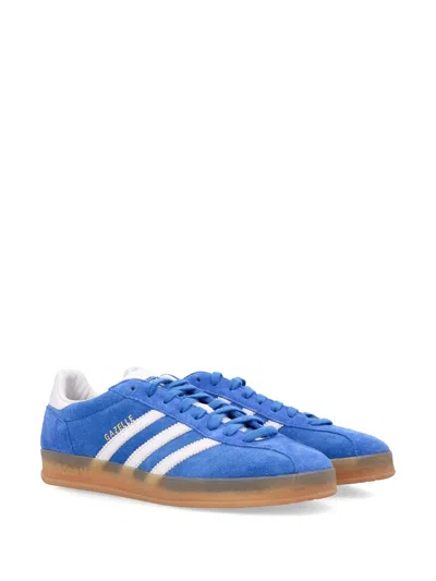 Adidas Originals Striped Suede Low Top Sneakers In Blue