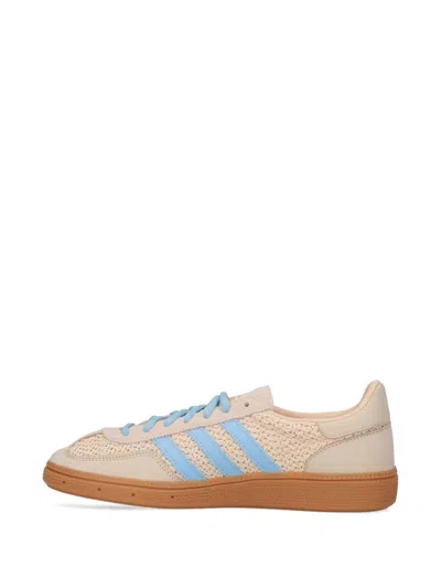 Adidas Originals Striped Low Top Sneakers With Perforated Texture In Neutral