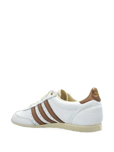Adidas Originals Womens White Preloved Brown Cre Japan Leather Low-top Trainers In Multi