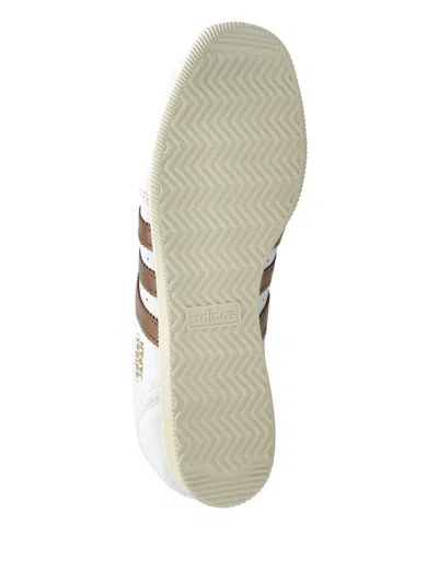 Adidas Originals Womens White Preloved Brown Cre Japan Leather Low-top Trainers In Multi